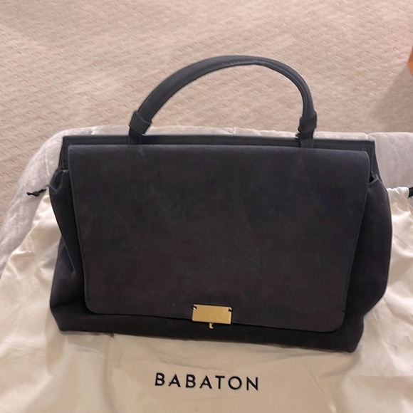 Babaton Handbags - Aritzia Babaton dark Periwinkle purse with removable strap